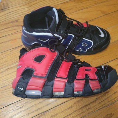 Nike Air More Uptempo  96 Alternates Split Black/Varsity Red Size 8 Shoes