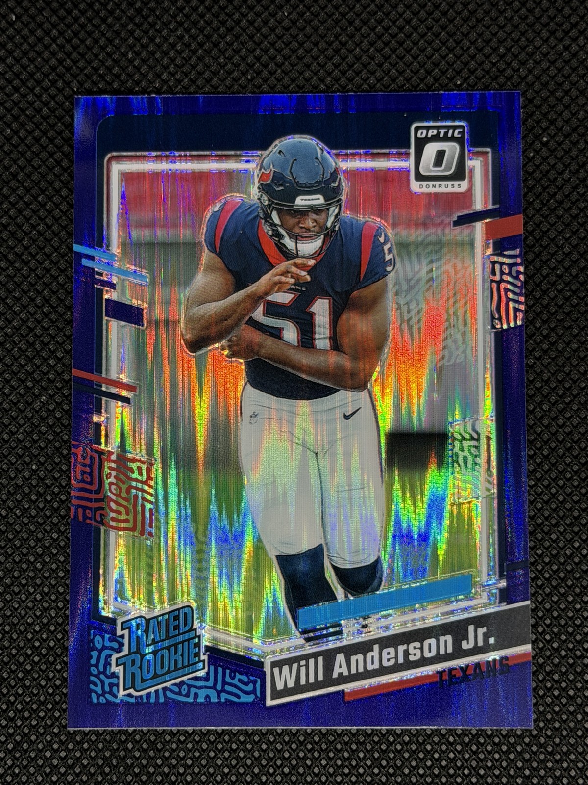 2023 Donruss Optic #246 Will Anderson Jr. Blue Scope