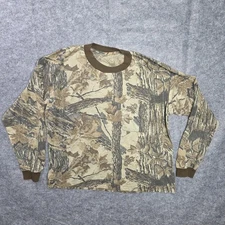Realtree Camo Long Sleeve Pocket Shirt Men's Size Large Outdoor Hunting