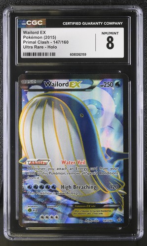 Wailord-EX graded CGC 8 for sale on eBay
