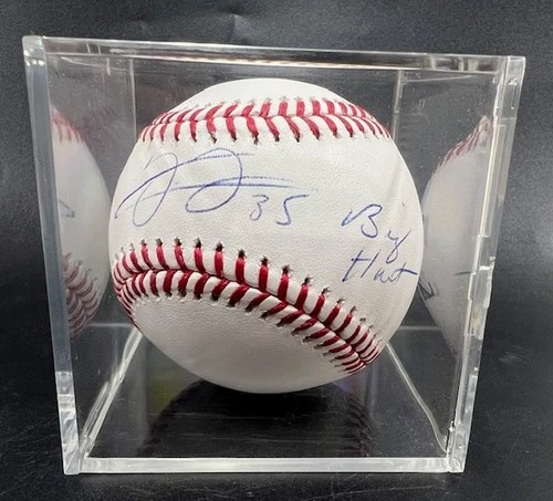 Frank Thomas Signed White Sox OML Baseball Big Hurt - PSA 3T45853 - In Cube