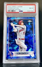 2022 Topps Chrome Shohei Ohtani #1 Sapphire Edition PSA 8 NM- MT LA Dodgers MVP