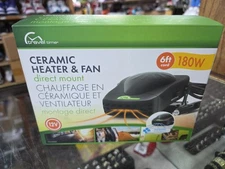 Ceramic Dual Function Heater & Fan-Universal Fit 12V, Vehicles, Mounts, 6ft Cord