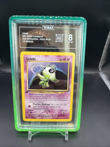 Celebi (1st Edition) graded TAG 8 for sale on eBay