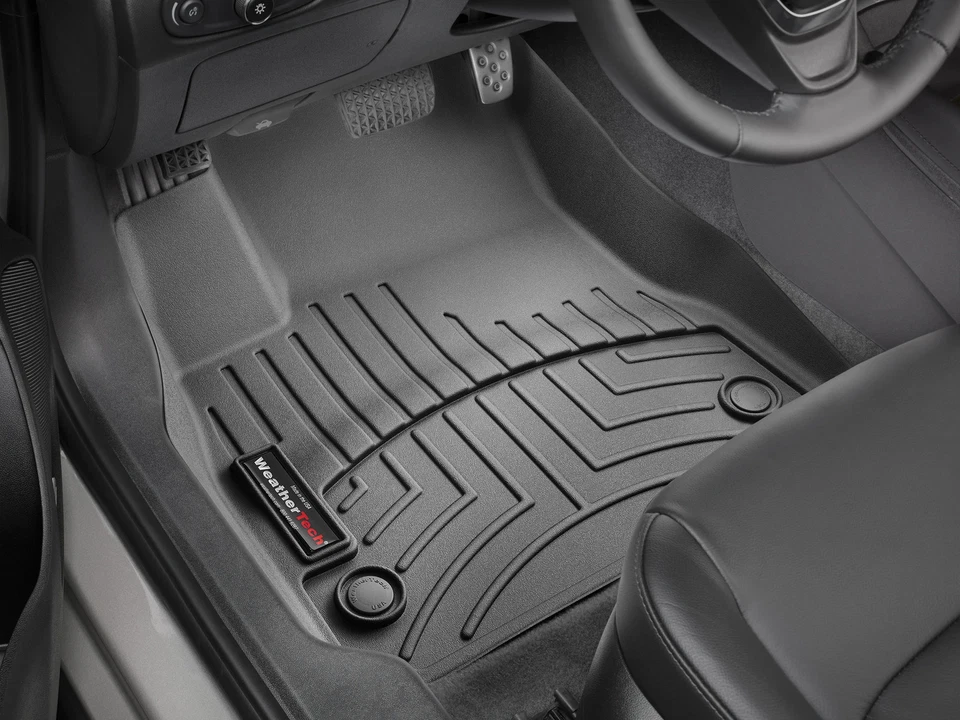 Forro de piso WeatherTech para Chevrolet Malibu 2016-2025 - primera fila, negro Foto 2 de 4
