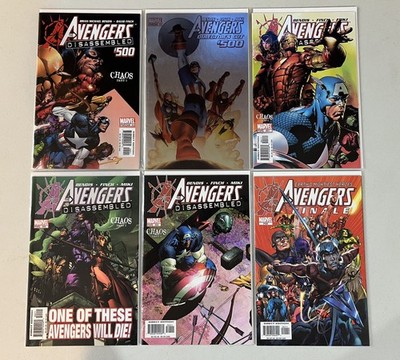 Avengers Disassembled Chaos 500-503 Finale Director s Cut Complete Set 2004