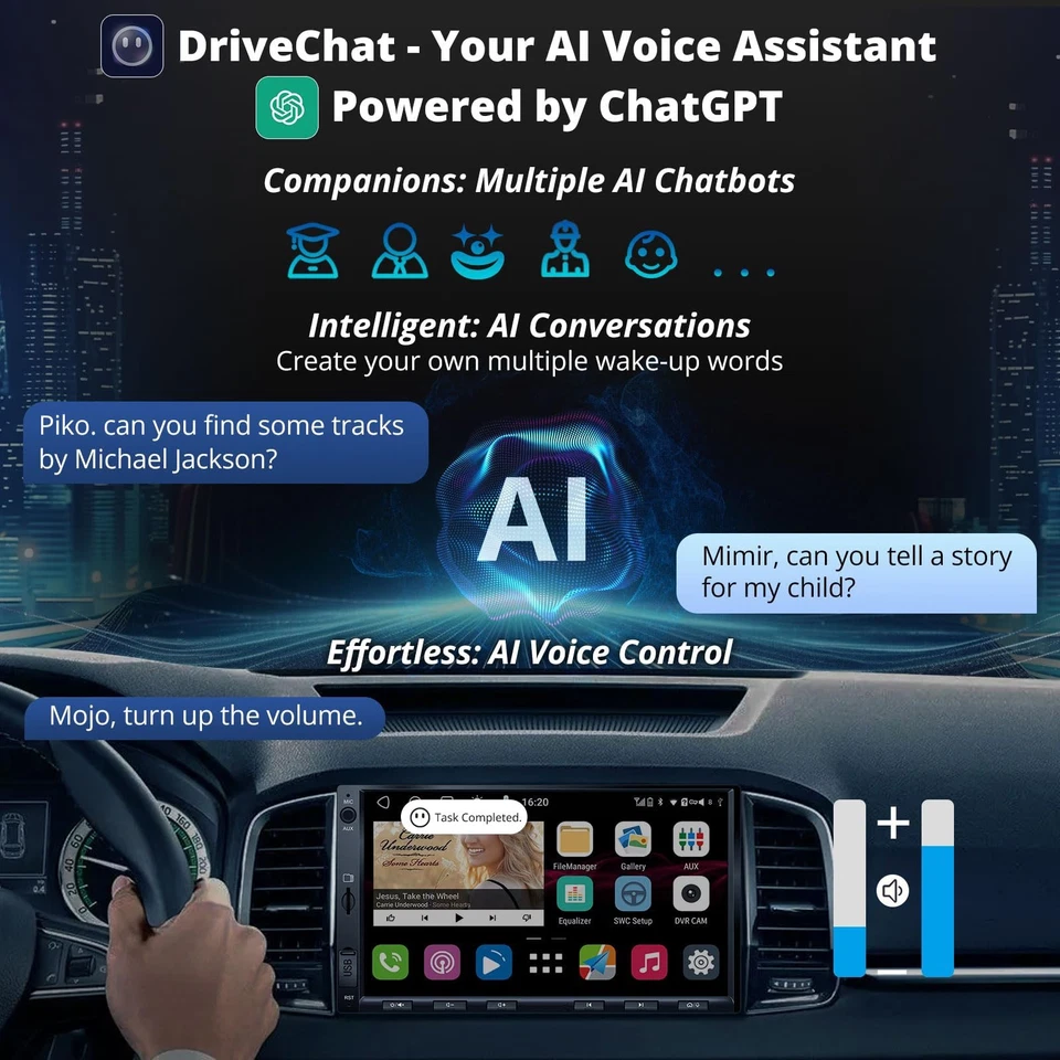 ATOTO S8 Standard 7 Zoll Android Radio Doppel 2DIN Autoradio GPS 3G+32G CarPlay - Bild 3 von 4