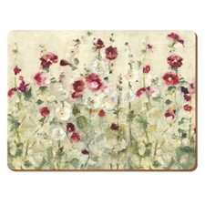 4er Set Tischsets, Platzsets WILD FIELD MOHNBLUME Kork 40x29cm Creative Tops