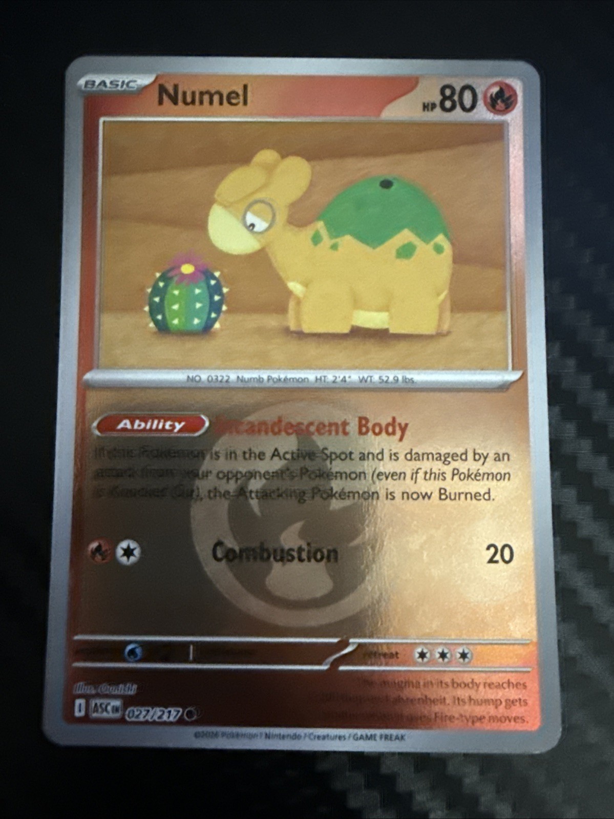 Numel 027/217 Me: Ascended Heroes Fire