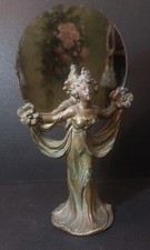 Jugendstil Skulptur mit Spiegel
