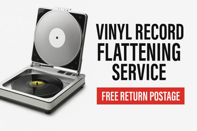 Vinyl Warp Repair & Flattening Pro-Ject Flatten IT  LP 12'' 7'' Record Service x 4