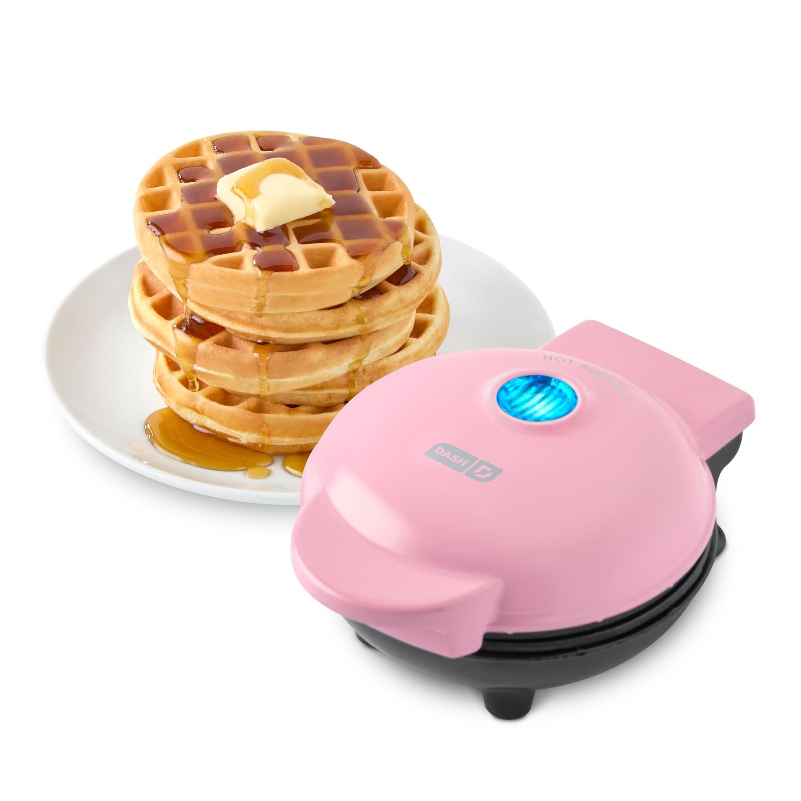 Dash Mini Waffle Maker- Compact Electric Iron for Creative H