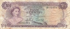 Bahamas 50 Cents 1965