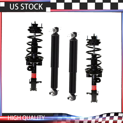 Pair Front Complete Strut And Coil Spring Assemblies For 2009-2015 Honda Pilot 3.5L - Ultimatecar Direct Replacement Kit
