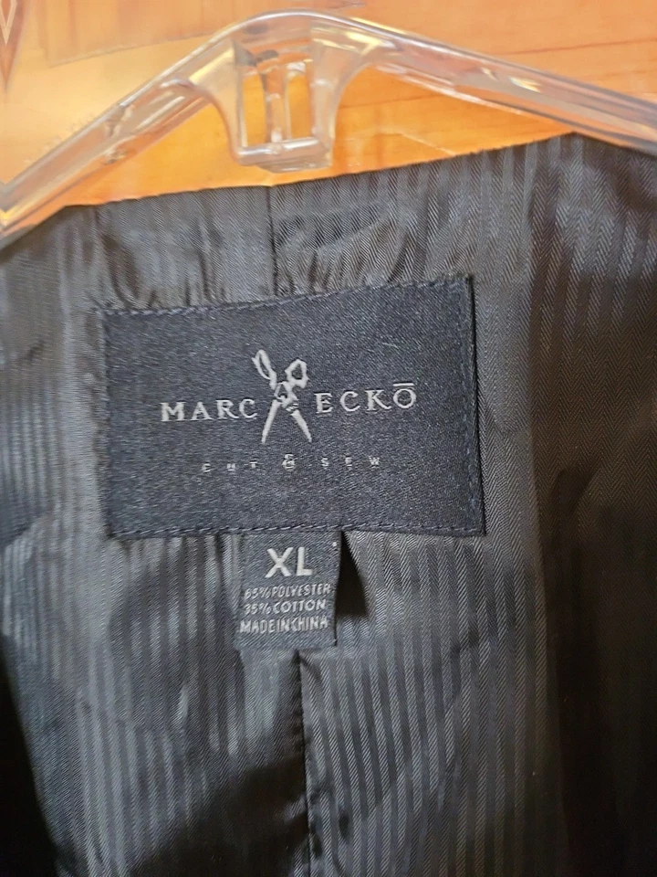 Chaleco de cinco botones MARC ECKO para hombre GRIS talla XL Foto 4 de 4