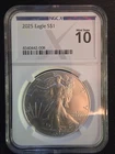 2025 $1 American Silver Eagle NGCX MS10 X Label