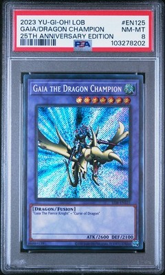 Yu-Gi-Oh! - Gaia the Dragon Champion 2023 LOB-EN125 PSA 8 | eBay