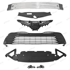 For Camry LE 2018-2020 9PC Grille Mesh Bumper Reinforcement Retainer Included