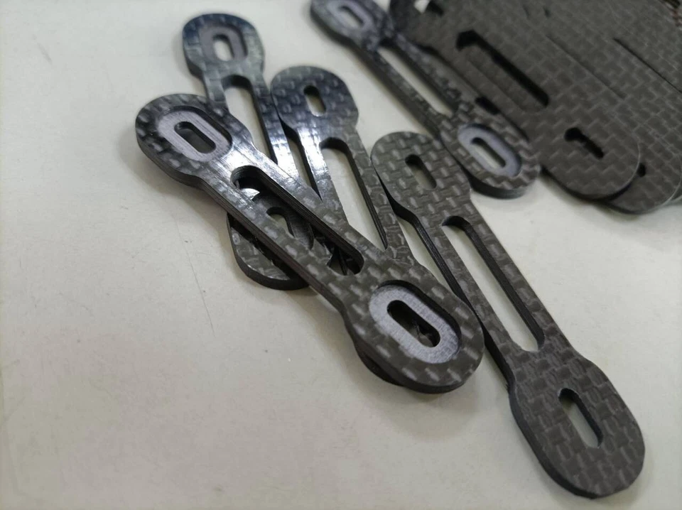 VP-PRO RS-934 Universal 1/8 Carbon Fiber Wing Button Tekno Losi Mugen Associated - Image 4 of 4