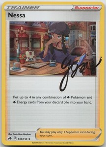 Nessa 136/159 Crown Zenith Holo Rare