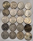 Lot of 20 Morgan & Peace Silver Dollars (Roll) SK12