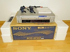 Sony RCD-W100 Audio CD Recorder / Dual Drive, original packaging included....