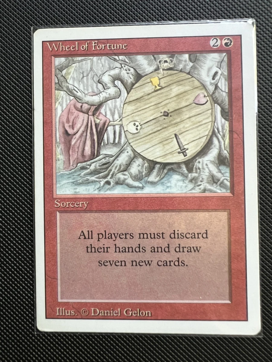 Wheel Of Fortune In Individual Magic: The Gathering Cards for sale