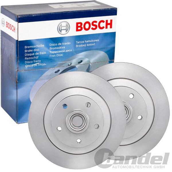 2X Bosch Bremsscheiben Ø300Mm Hinten Passend FÜR Renault Laguna Latitude-image