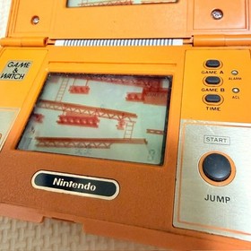 Nintendo Game & Watch Donkey Kong DK-52 Multi Screen Tested Damaged Latch Japan