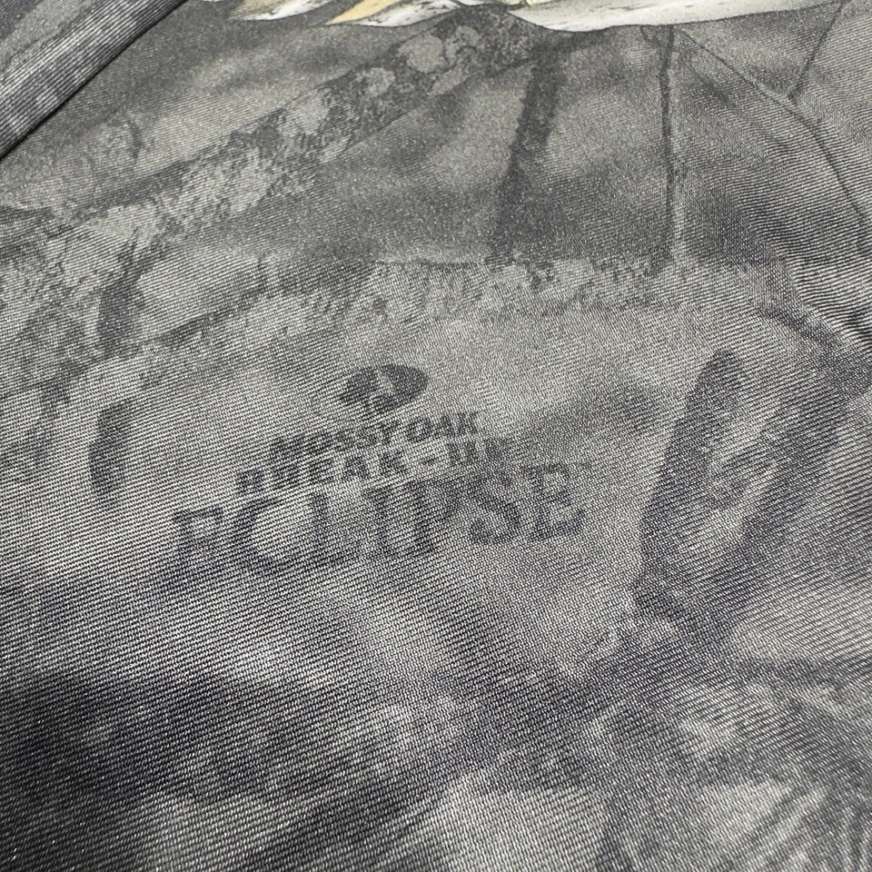 Mossy Oak Eclipse Camo Shirt 3XL Mens Long Sleeves Pullover Light Weight Hunting - Image 4 of 4