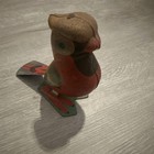 Vintage 1970s Wind Up Tin Litho Toy Red Jumping Parrot -WORKS-w/ Key 6” — photo 5