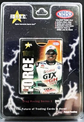 ''VRHTF NHRA VTG JOHN FORCE CASTROL GTX FUNNY CAR INTERACTIVE CYBER-DISC''