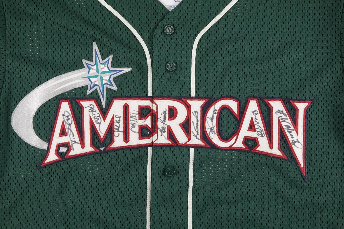 2001 Seattle Mariners Team Signed All Star Game Jersey Ichiro