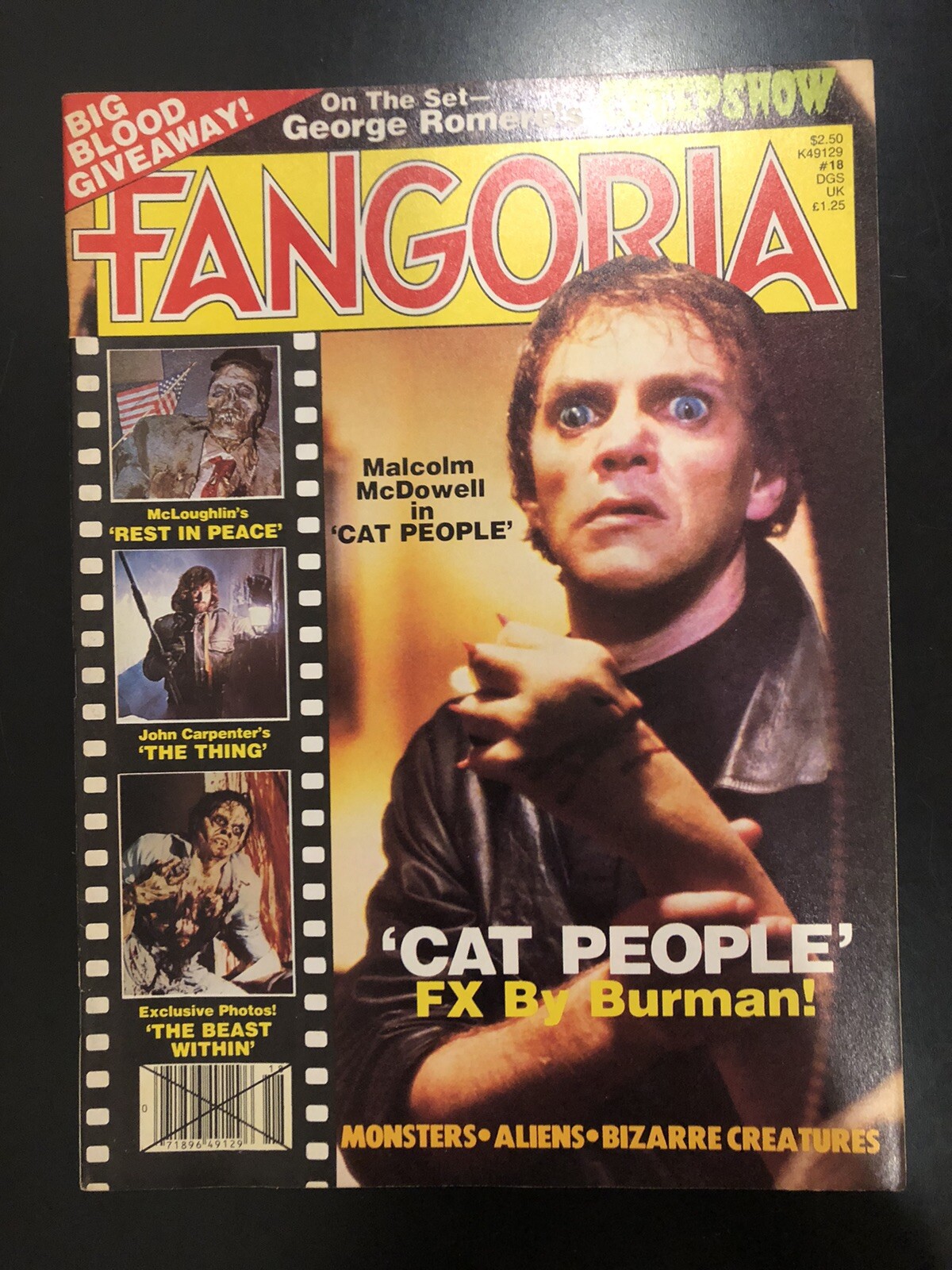 Fangoria Magazine #18 - April 1982 - Cat People / George Romero / The Thing