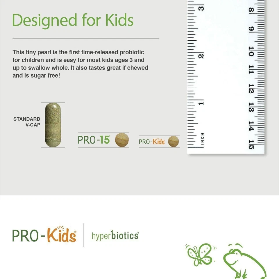 Hyperbiotics Vital Nutrients Pro Niños Probiótico Naranja Oso Masticable 42Perlas Foto 3 de 4