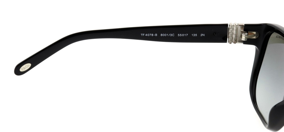 TIFFANY & CO TF4078-B 8001/3C 55mm Black Sunglasses Italy  display picture 3
