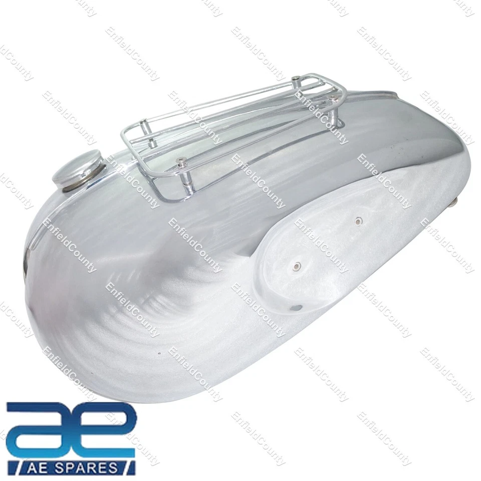 Tanque de combustible de gasolina para Triumph 6t Thunderbird + parrilla cromada británica Foto 4 de 4