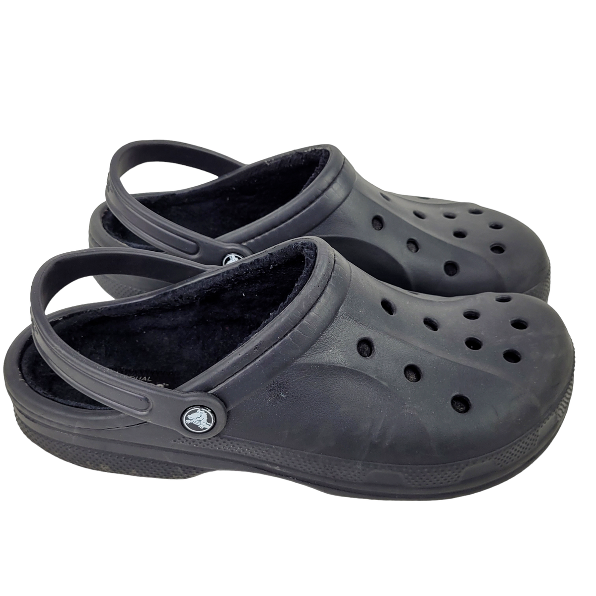 はと Crocs Men's Size 11 Dual Comfort Fleece Lined Closed Toe Slip On