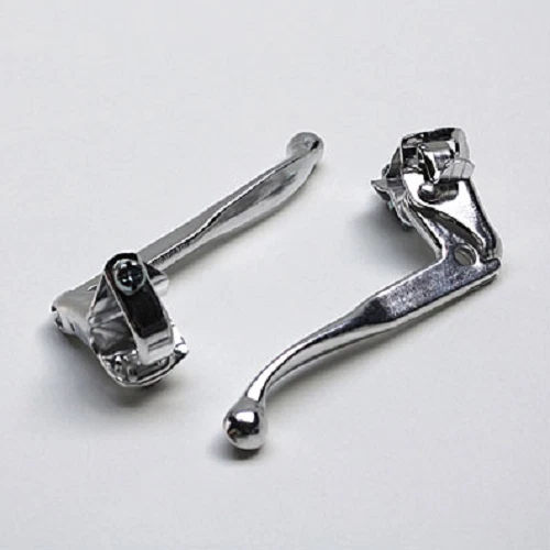 Paire D'étriers De Frein V-Brake Vintage – Aluminium, Fabriqué En France, Argenté