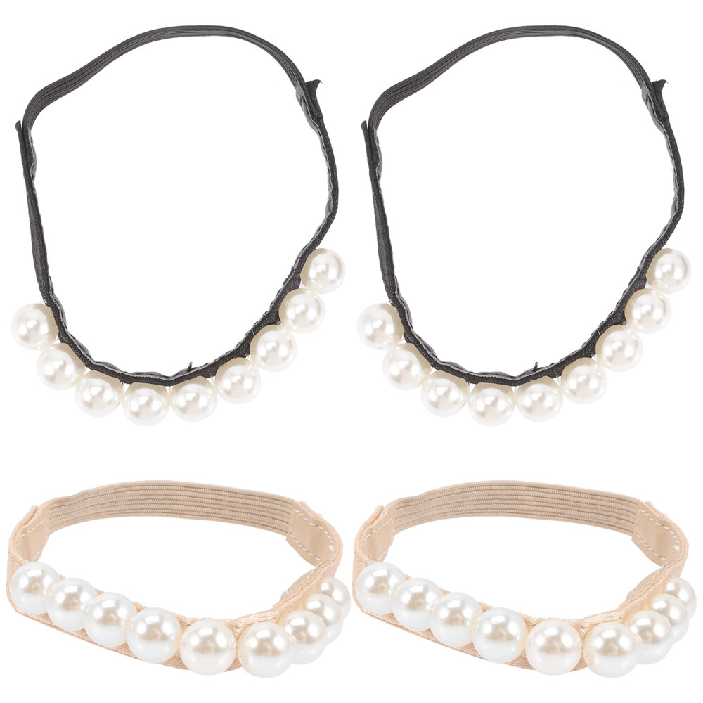 APL 2 Paia Lacci Antigoccia Donna Estraibili Tacco Alto Cinturini Perla
