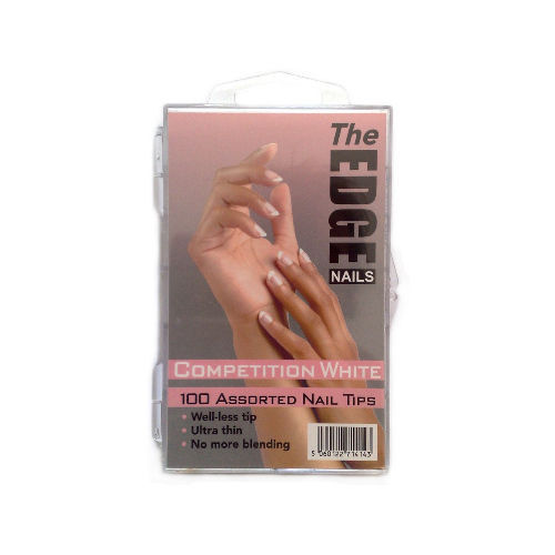 The Edge Nails Wettbewerb weiß 100 verschiedene Nagelspitzen - Bild 1 von 1