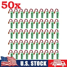 50X CR17450SE-R 3V 2500mah PLC Battery For FANUC A98L-0031-0012 CNC System +Plug