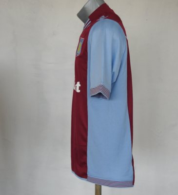Maillot Domicile Aston Villa 2013 – Macron – Taille XL – Rouge Et Bleu – Occasion