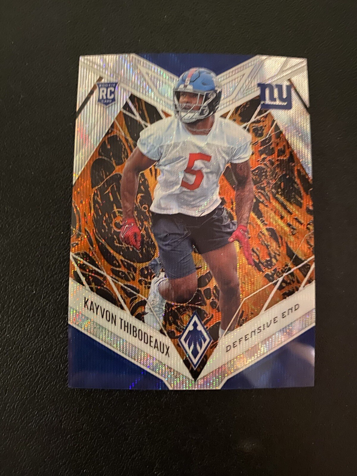 2022 Panini Phoenix Kayvon Thibodeaux Lava Prizm Rookie RC /175 #168 Giants