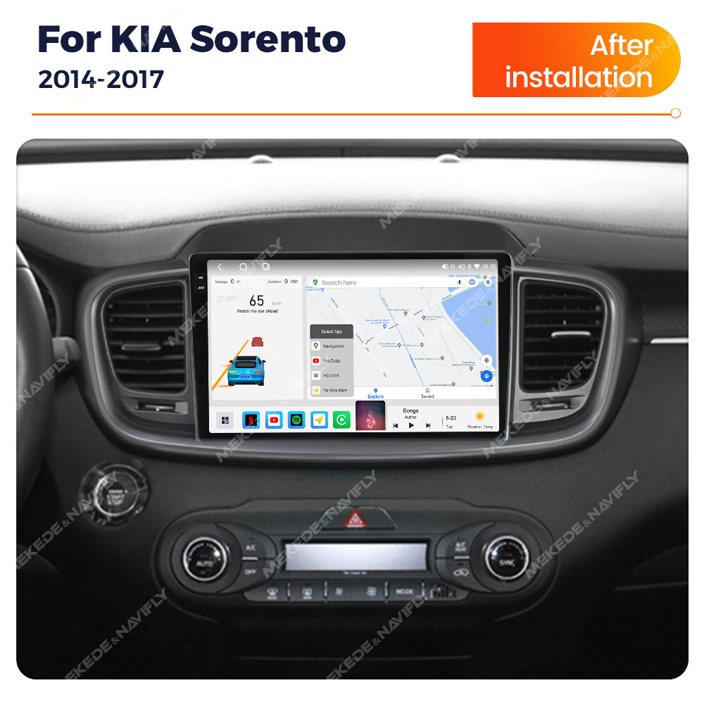 2K QLED Car Stereo Radio For Kia Sorento 1518 Android Wireless Carplay