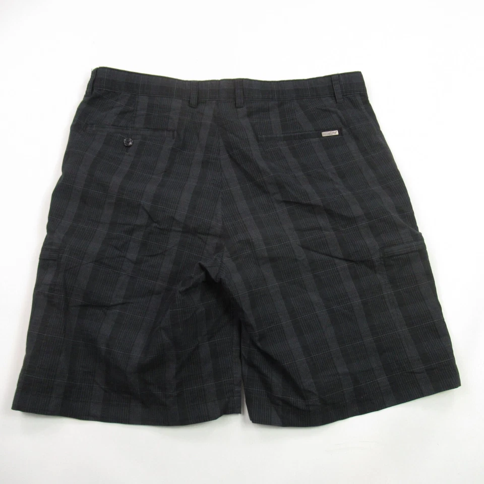 Greg Norman Shorts Mens 36 Gray Pockets Lightweight Outdoors Chino Cargo - Image 3 of 4