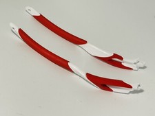 OAKLEY RADARLOCK SUNGLASSES REPLACEMENT RED WHITE TEMPLE ARM STEM SET AUTHENTIC