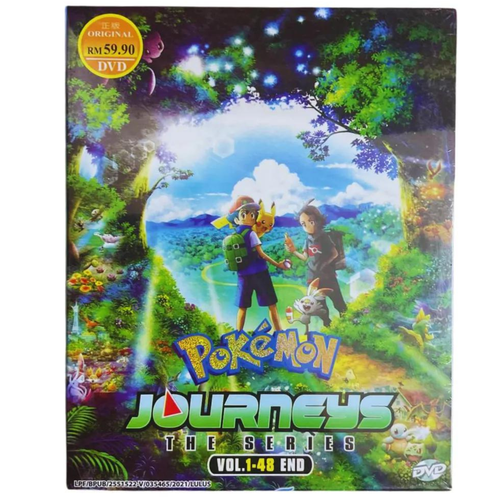 DVD POKEMON JOURNEYS THE SERIES Vol. 1-48 END English Dubbed Subtitles FREESHIP - Picture 2 of 6