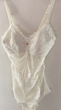 Ivory Size 8 Ladies All In On Lace Bodysuit