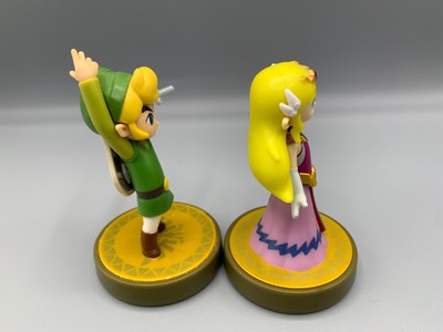 Legend of Zelda Wind Waker Amiibo 2-Pack Toon Link Zelda 30th Anniversary  Switch